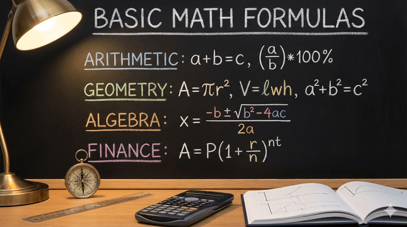 Basic Math Formulas
