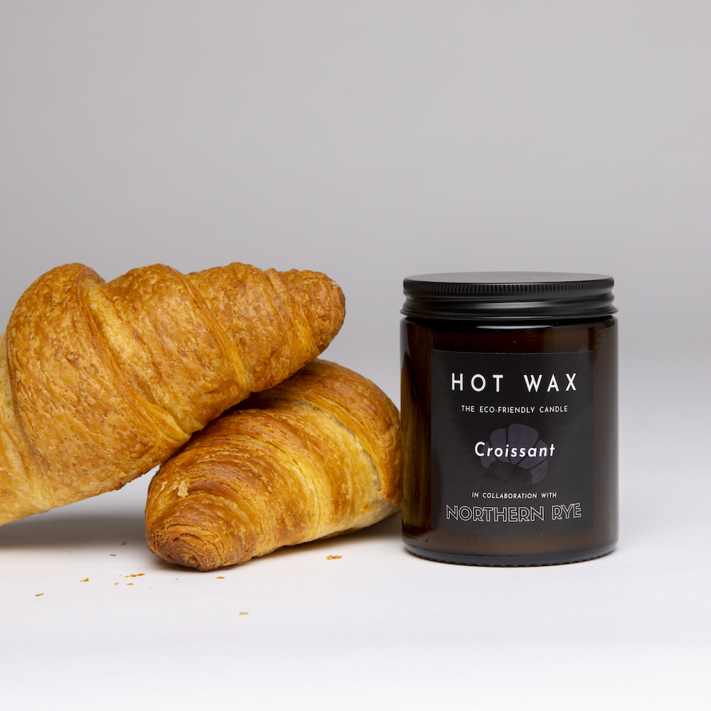 Croissant Candle | Buttery Bakery Scent by Hot Wax x Northern Rye - Image 3