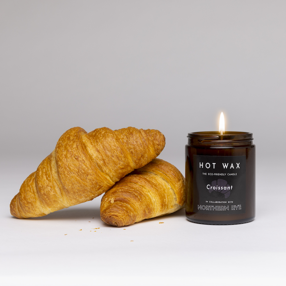 Croissant Candle | Buttery Bakery Scent by Hot Wax x Northern Rye