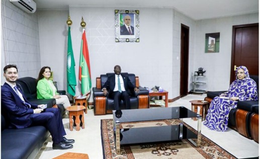 وزير خارجية موريتانيا يستقبل سفيرة إسبانيا ببلاده