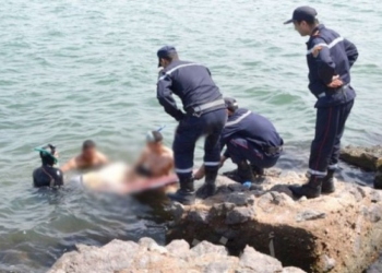 وفاة شاب عشريني غرقاً بشاطئ فم الواد غرب العيون