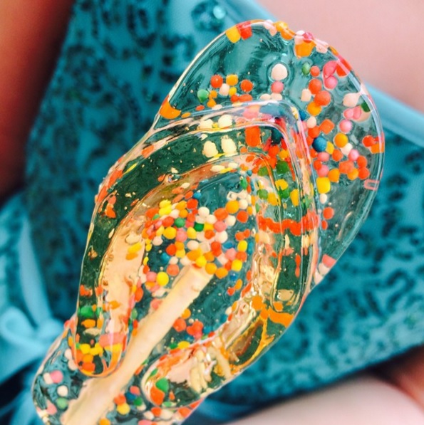 I made toffee thong lollipops!