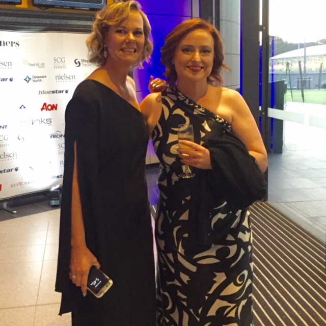 My workmate Kathy and I.