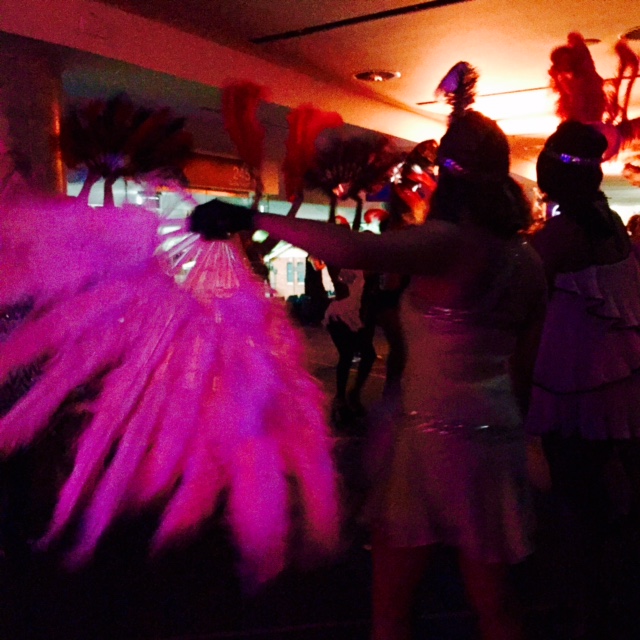 Then they lead everyone through to the Speakeasy afterparty.