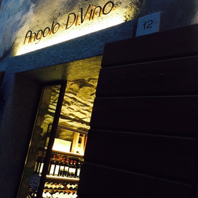 The lovely wine bar.