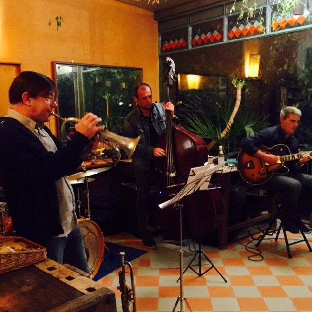 The jazz band at the Bellavista.