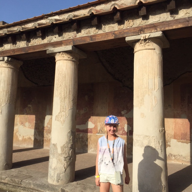 The youngest in one of the shopping malls.