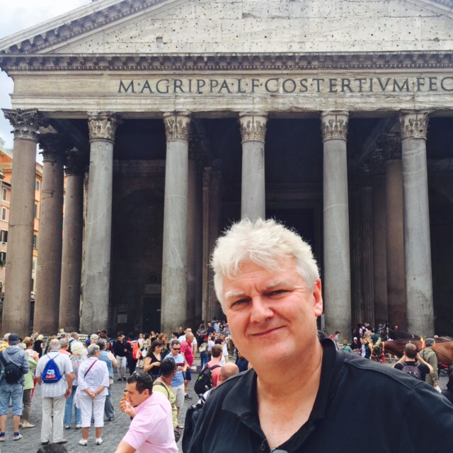 Pantheon selfie.