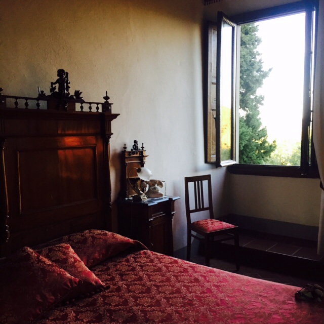 Our room at Villa Campestri.