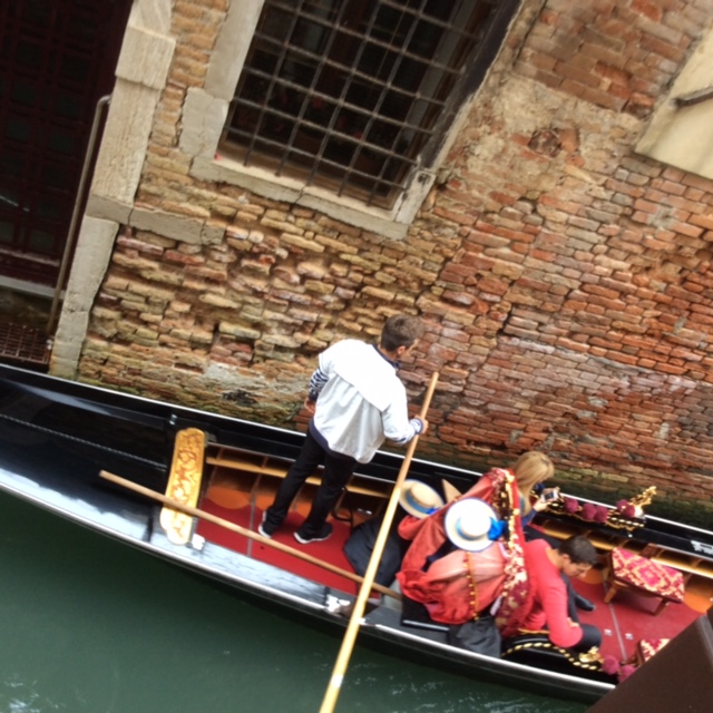 The youngest just sent me this pic of the view from their Venice Air BnB. Jelly!