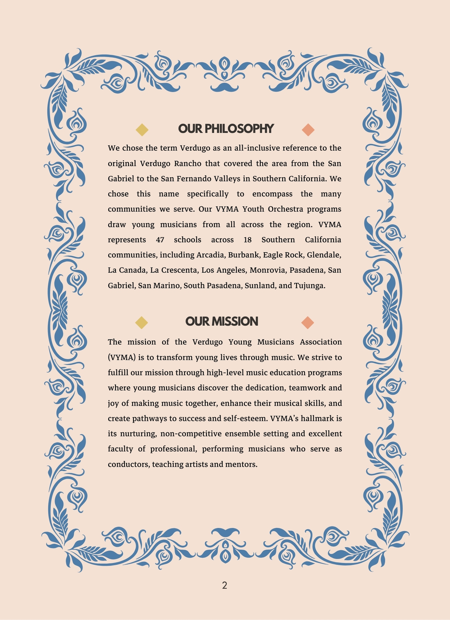 VYMA Yearbook page 5