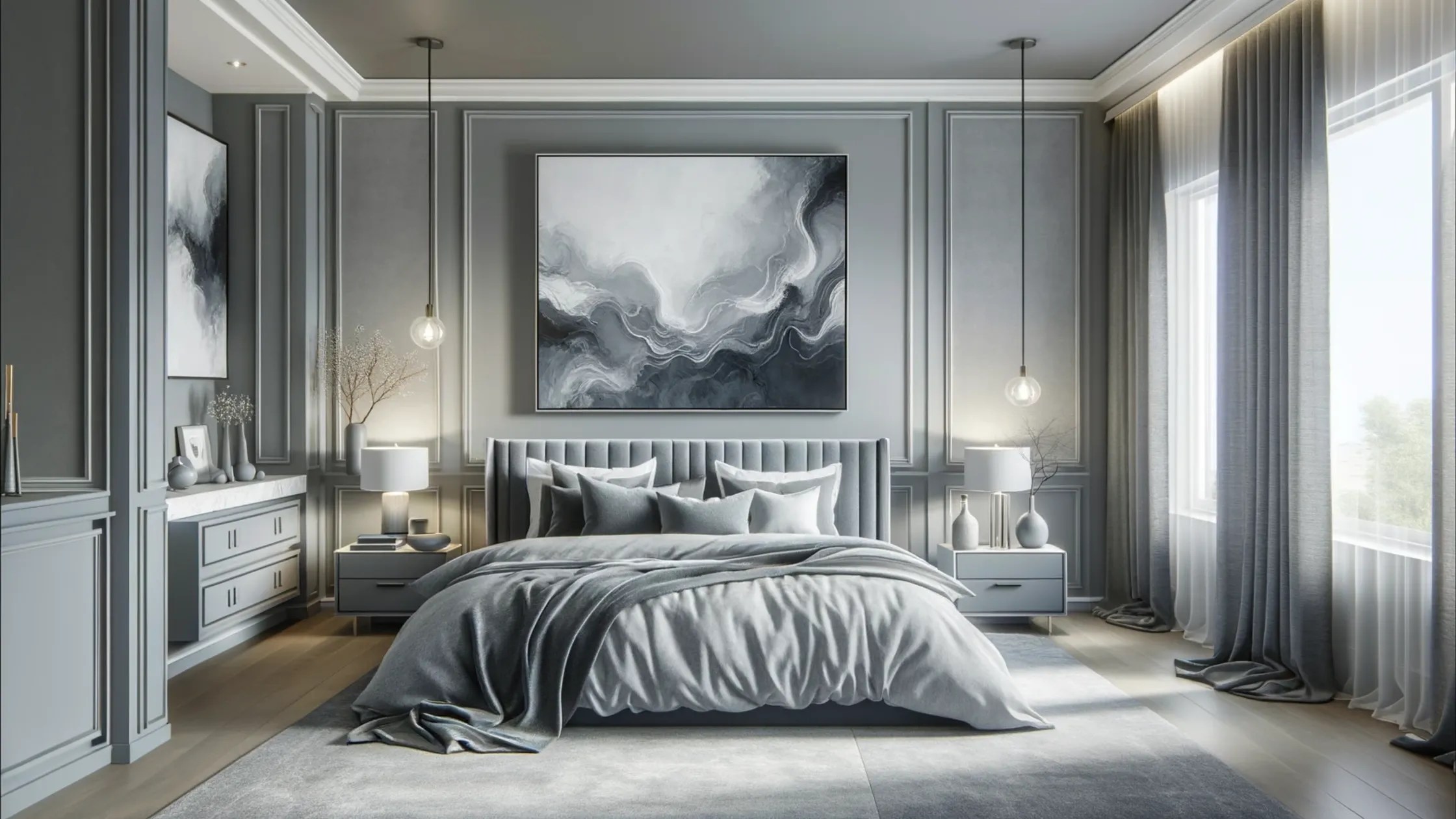 50+ stunning grey bedroom ideas