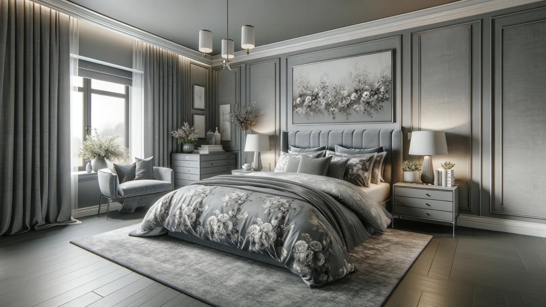 50+ stunning grey bedroom ideas