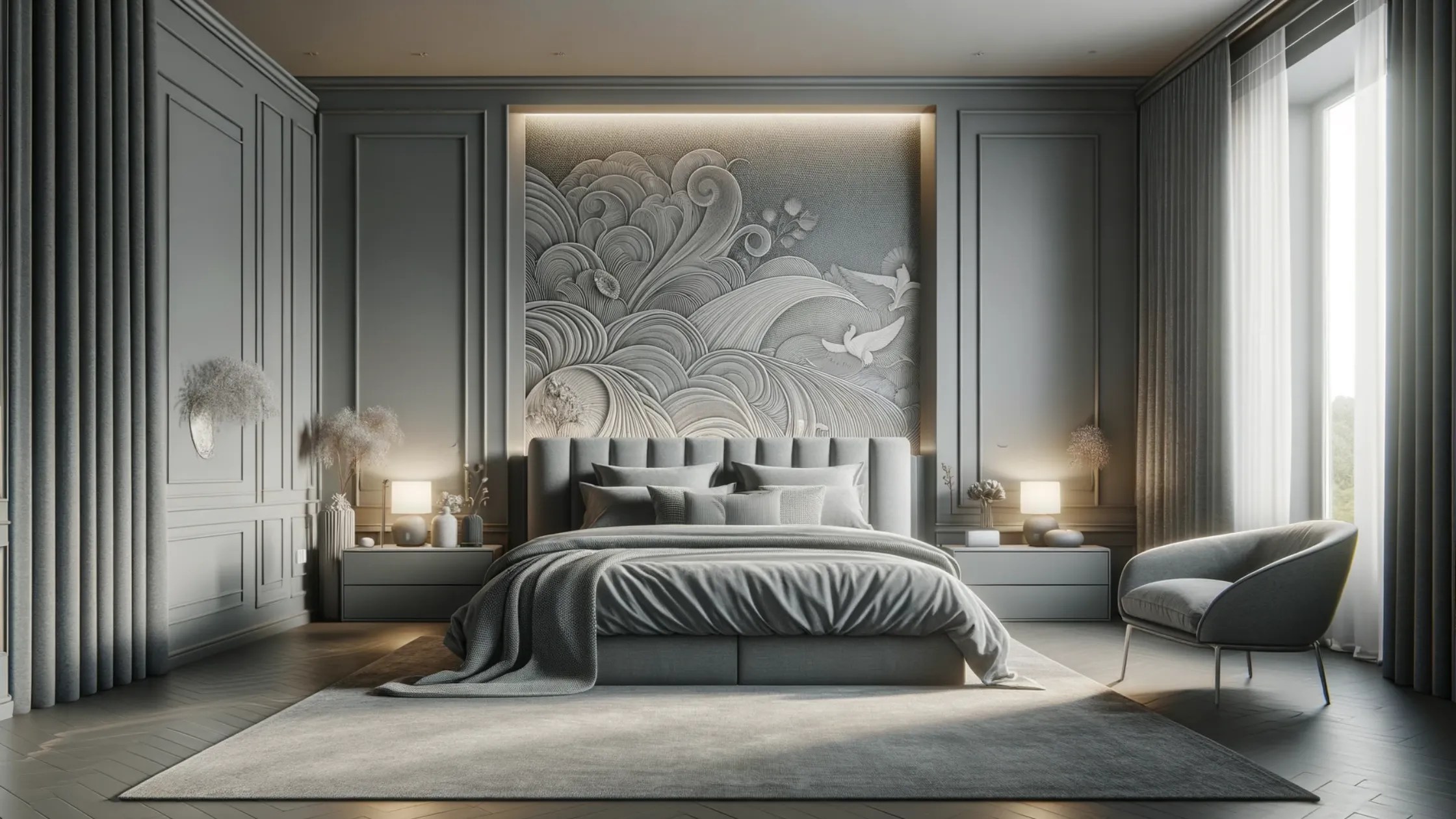 50+ stunning grey bedroom ideas