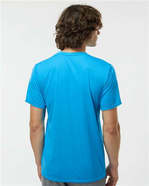 Augusta Sportswear Unisex Nexgen Performance T-Shirt in Power Blue, back view on model