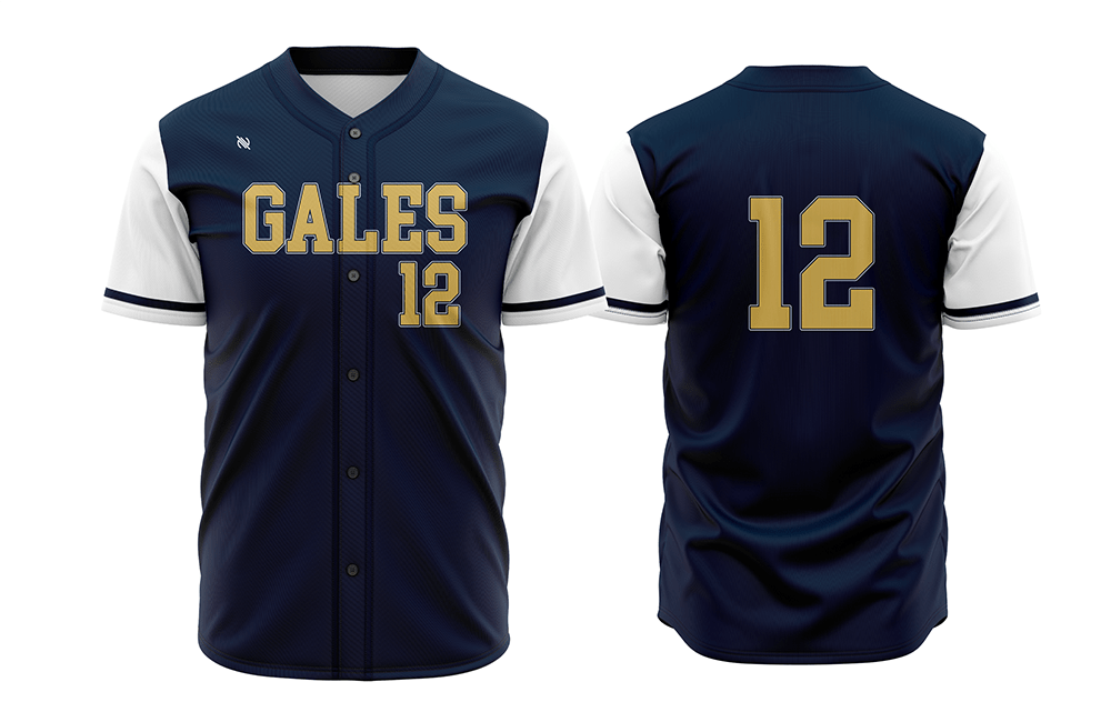 Gales Baseball Full Button