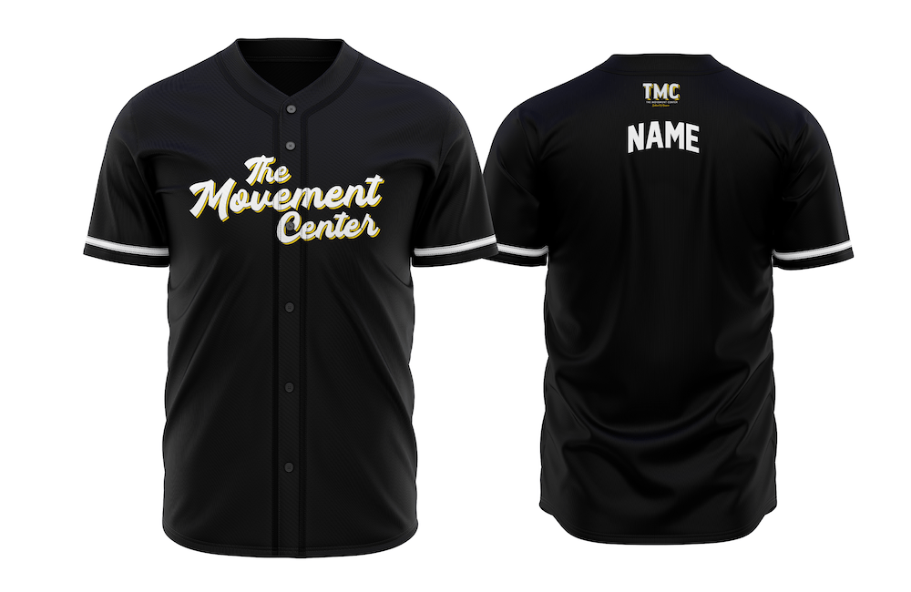 TMC Retro Script Custom Baseball jersey