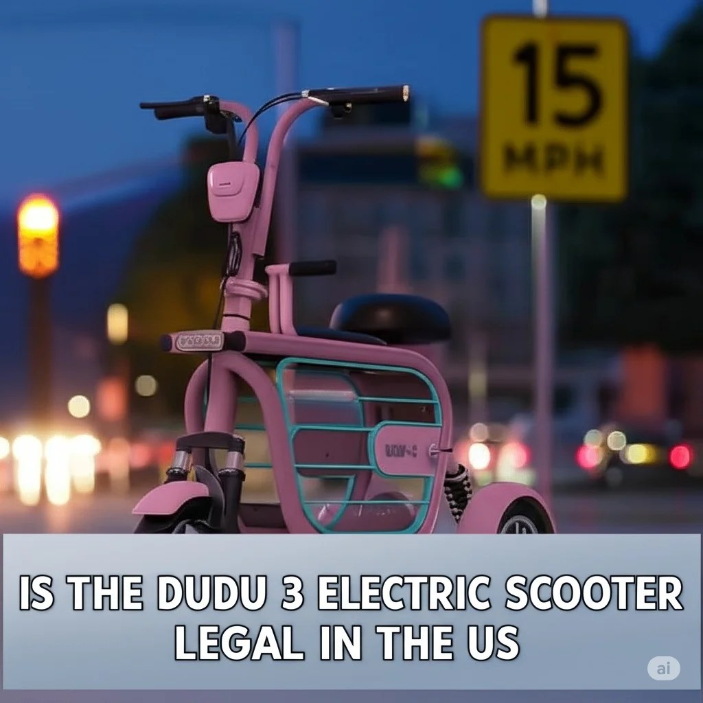 Is the DUDU 3 Electric Scooter Legal in the United States