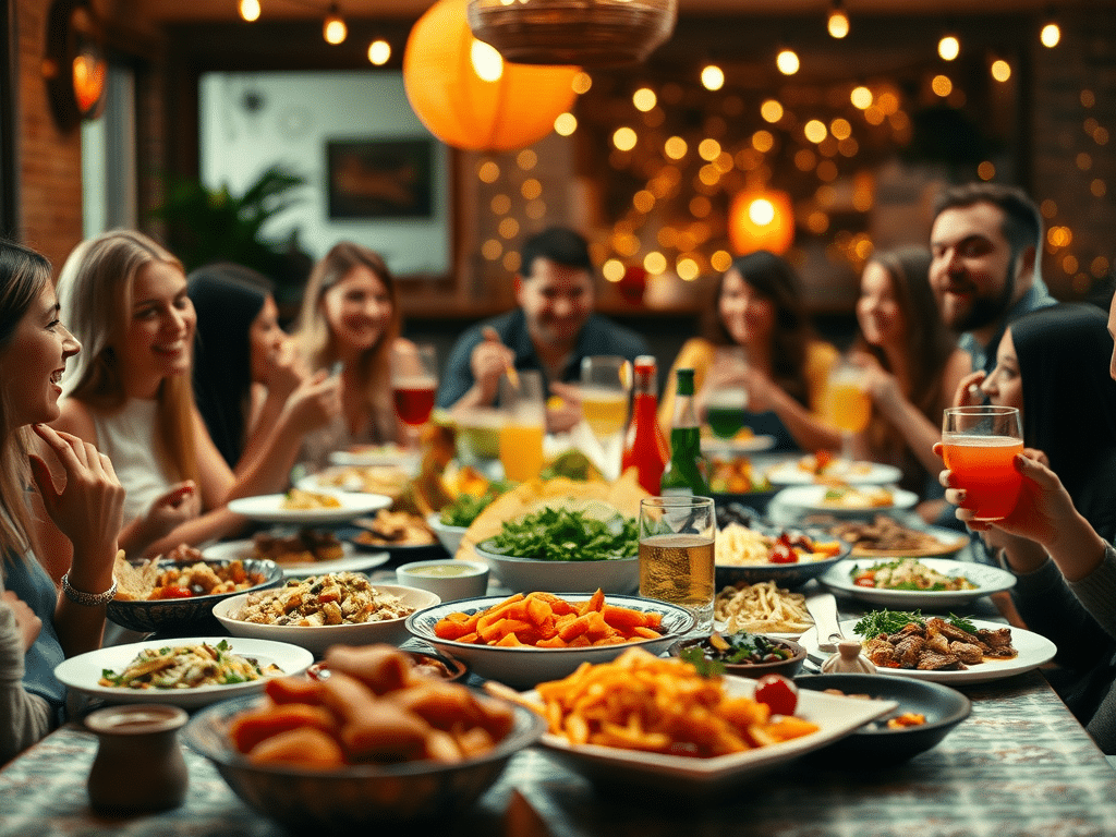 How does one host a party where guests unknowingly bring all the food and drinks?