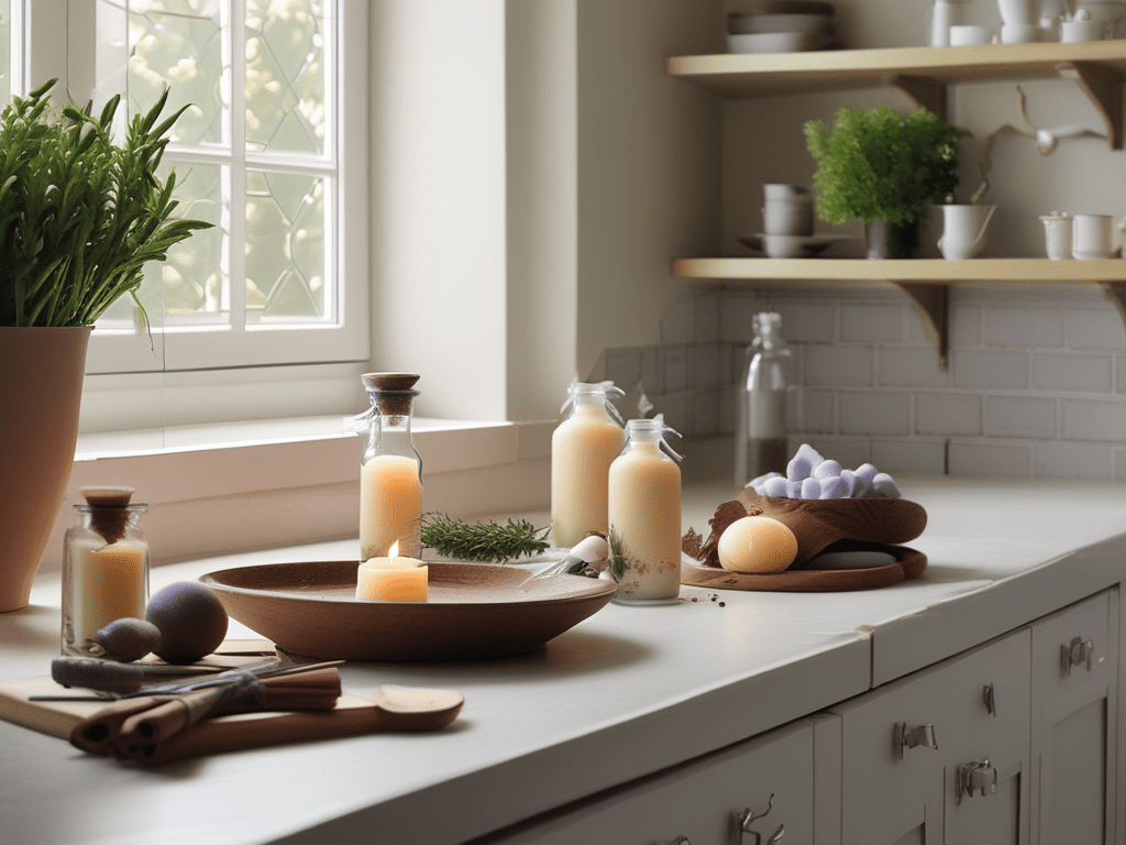 How does one create a “spa experience” at home using only kitchen supplies?