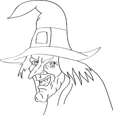 How to draw easy witch face