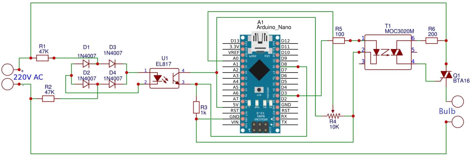 Scr Firing Circuit With Arduino
