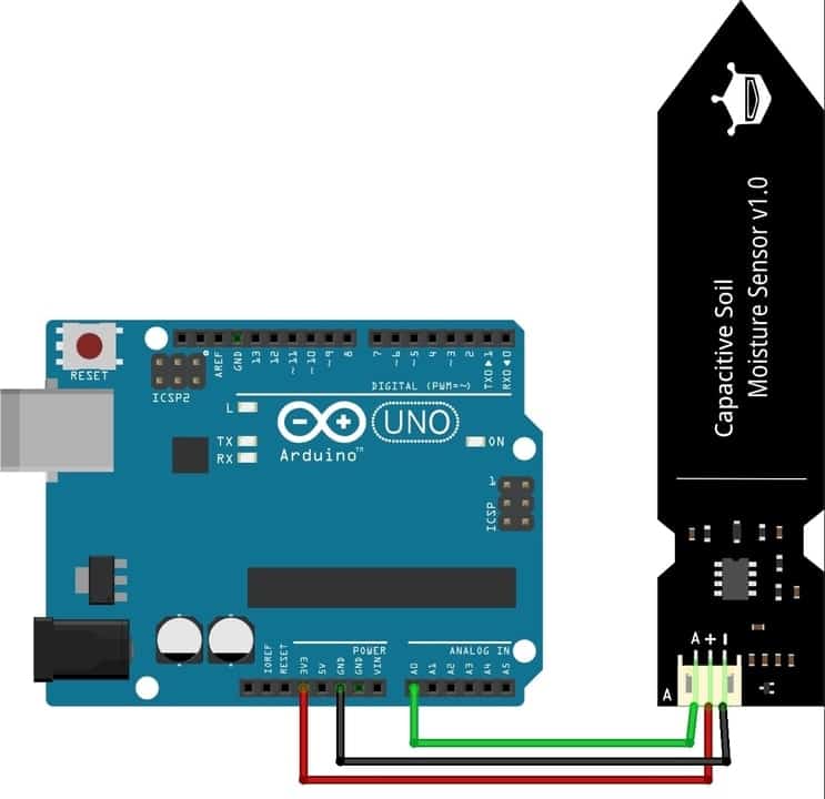 Interface Capacitive Soil Moisture Sensor V1 2 With Arduino - Light Patterns - Creative Retina Collection