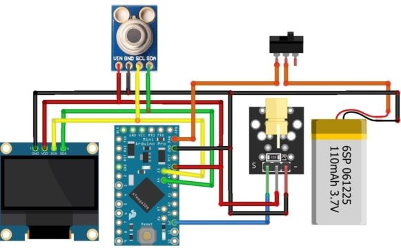 Planning to guide the user to objects of interest (the integration of an object detector . DIY Infrared Thermometer using MLX90614, Arduino & OLED