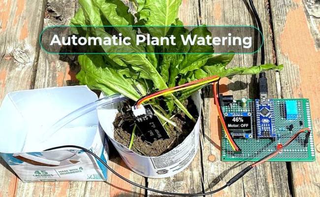 Automatic Plant Watering System With Arduino Soil Sensor, 47% OFF