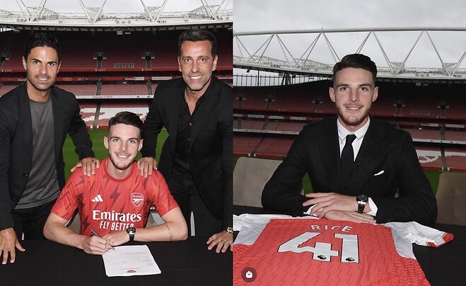 Declan Rice Completes English Record Transfer To Arsenal