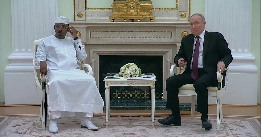 Chad’s President Idriss Deby Meets with Russia’s Putin in Moscow