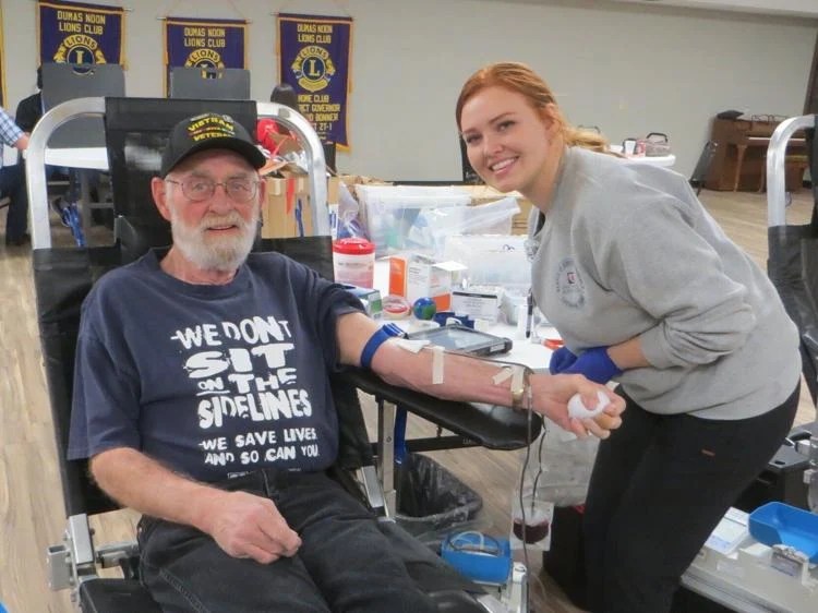 ‘If I Can Help Someone I Will’: Dumas Man Gives 79th Blood Donation