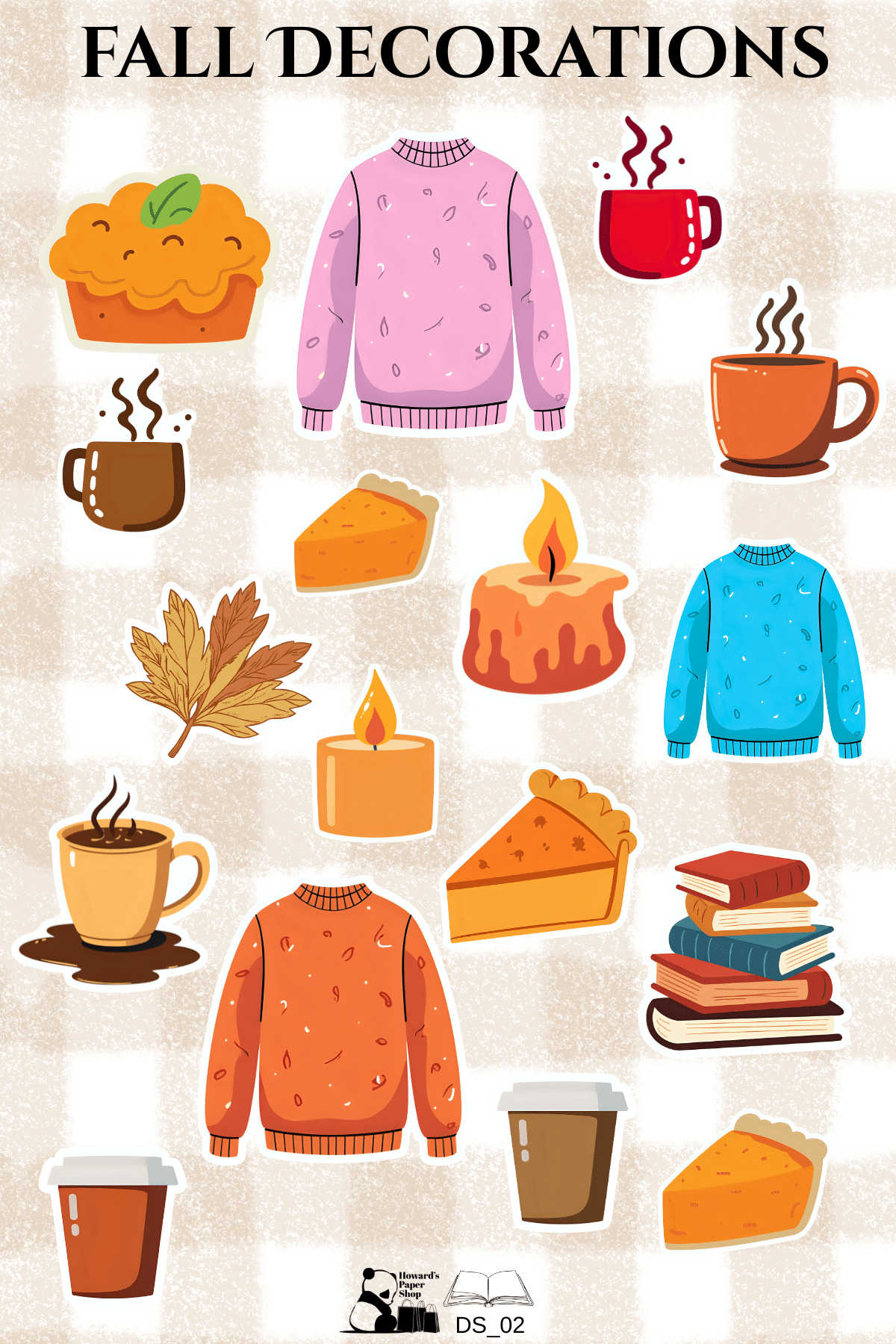 Fall Sticker Decor II