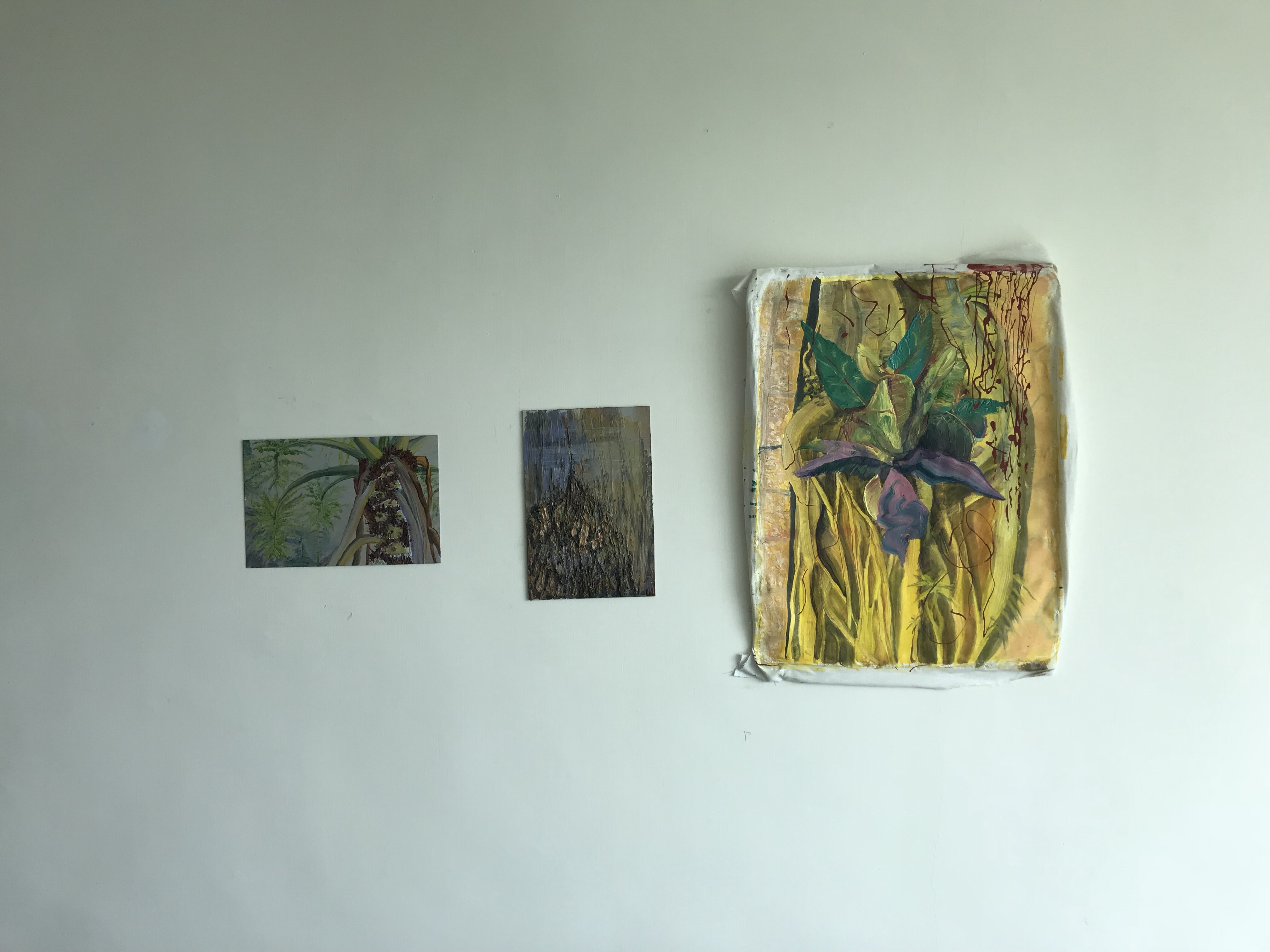 On the wall