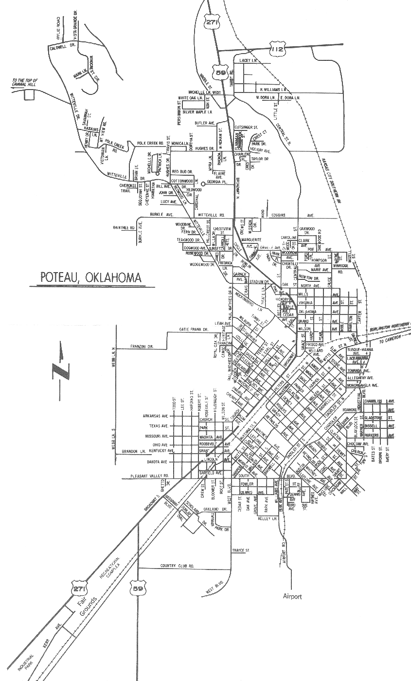 Howe Oklahoma Directions At Robert Mulkey Blog Map Poteau 