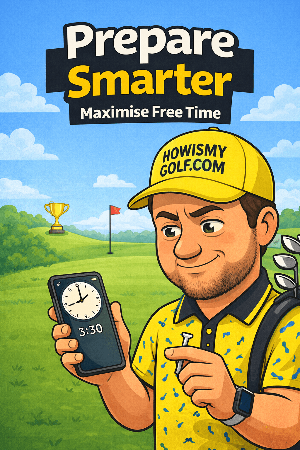 How to prepare for golf competitions maximising free time www.HowIsMyGolf.com