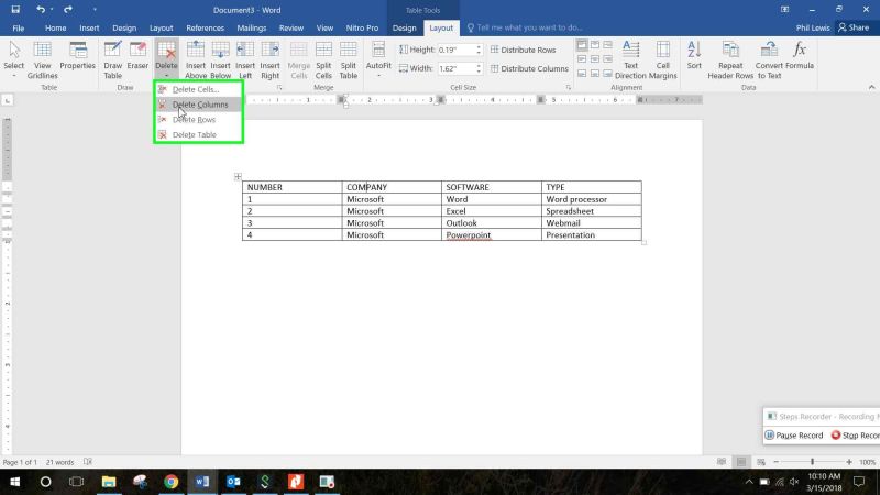 How To Delete Clear The Contents Of A Microsoft Word Table Without Deleting The Table Rows Columns - Premium High Resolution Mountain Patterns | Free Download