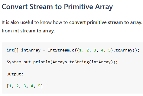 Java 8 - Convert IntStream to collection or array - HowToDoInJava