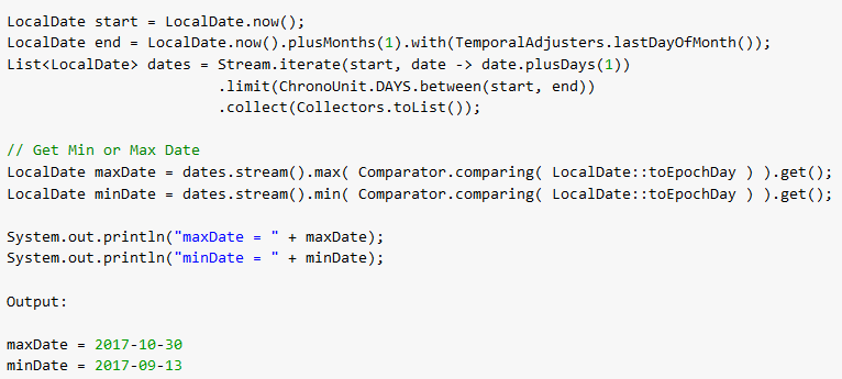 Java 8 Stream - Find Max and Min from List - HowToDoInJava