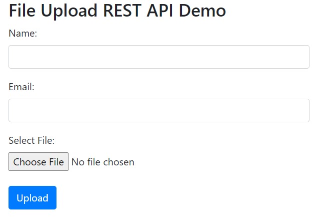 Upload File Via Rest Api Controller Spring Boot Tutorial - Mountain Photo Collection - 4K Quality