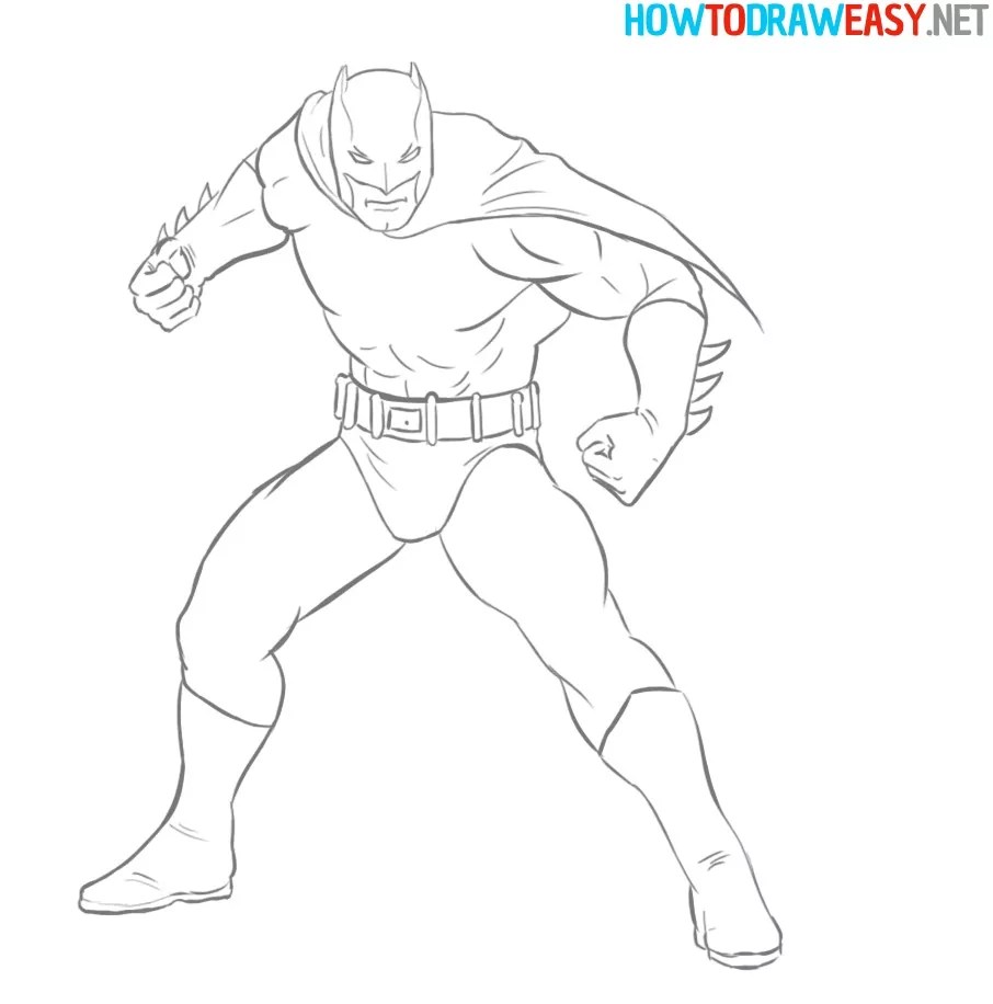 How to draw cartoon faces: How To Draw Batman How To Draw Easy