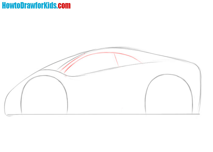 Kyiv, ukraine, 18 october 2021. How To Draw A Car Easy Drawing Tutorial For Kids Step By Step