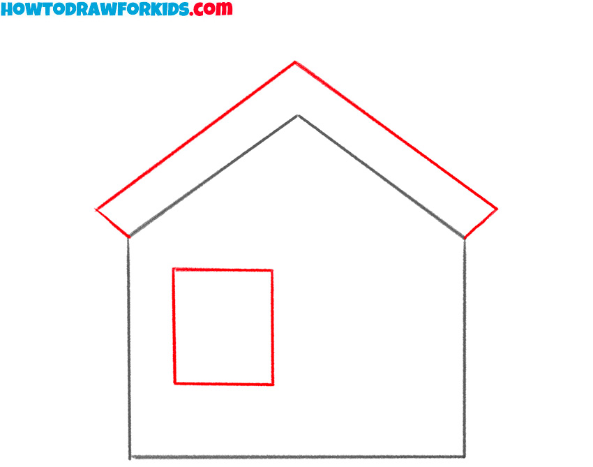 how to draw a house for kindergarten easy drawing tutorial for kids