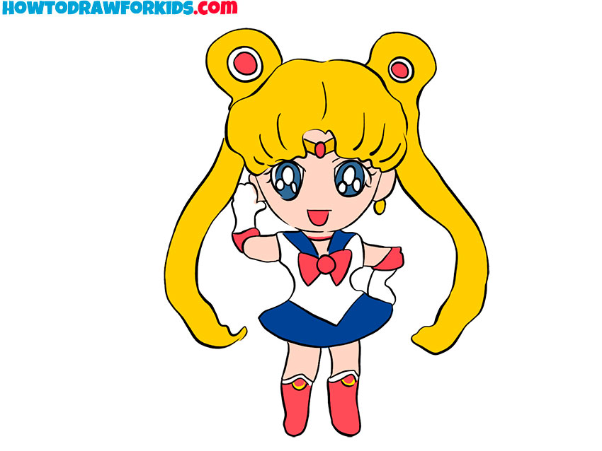 This tutorial will show you how to draw the cute and funny sailor moon. How To Draw Sailor Moon Easy Drawing Tutorial For Kids