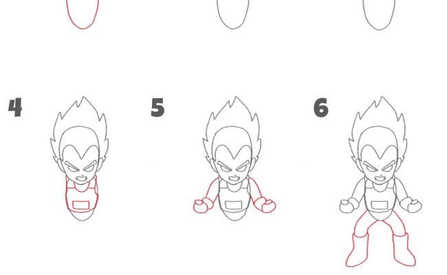 How To Draw Vegeta Full Body Step By Step - Infoupdate.org