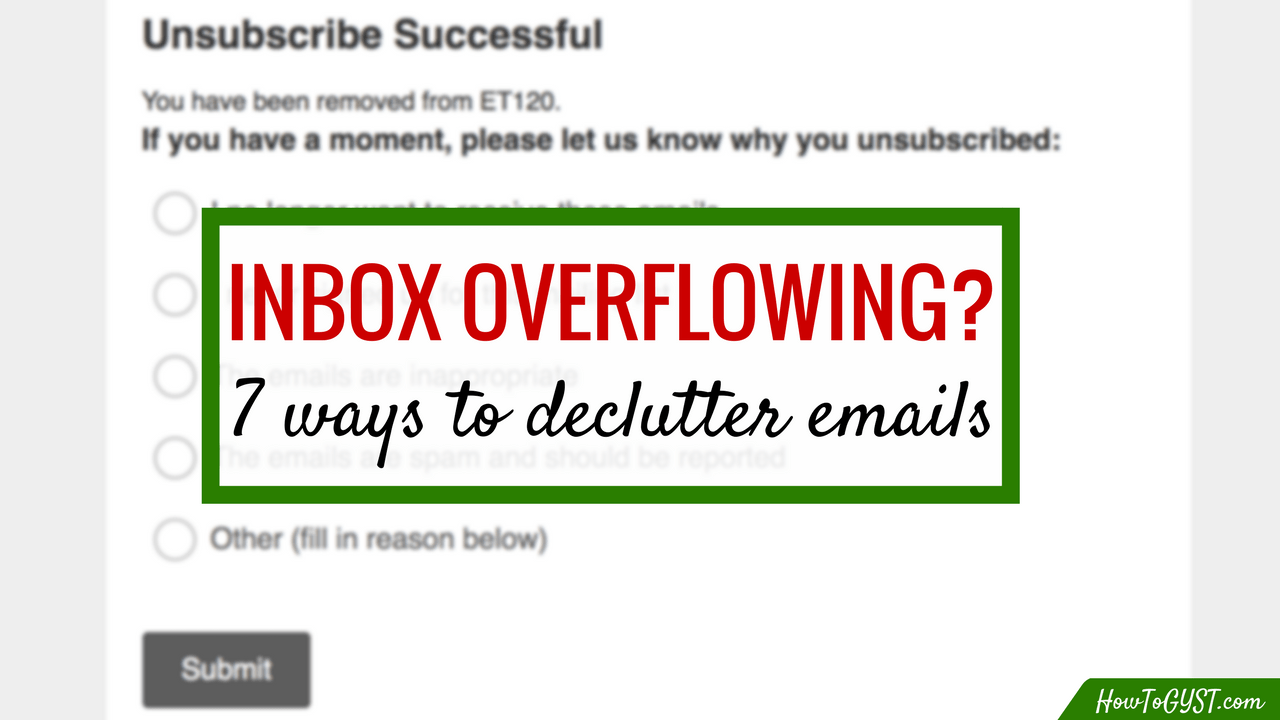 Declutter Your Email Inbox Effective Email Management HowToGYST