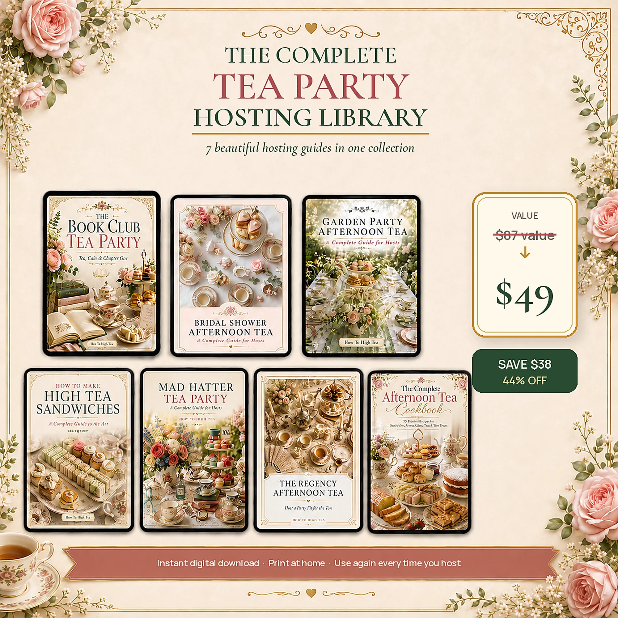 Tea Party Hosting Library