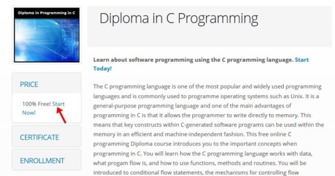 1 - Alison C programming tutorial interface, how to learn c programming online for free, how to learn c programming step by step, how to learn c programming online, how to learn c programming for the beginner, C programming video tutorials