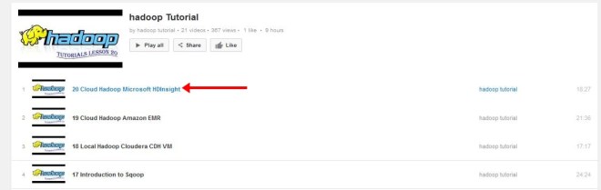  2 - Hadoop Tutorial Youtube Channel, how to learn hadoop online, getting started with hadoop, learn hadoop online, hadoop tutorials, hadoop training, hadoop course