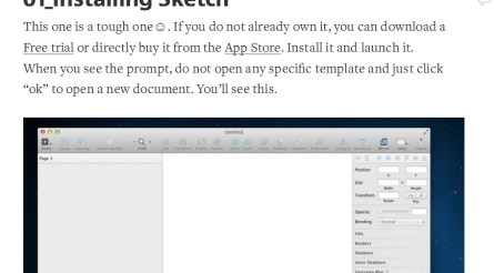 4 - design by google on medium sketch training